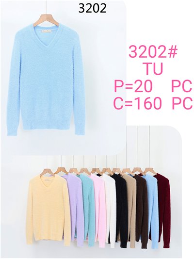 Jersey pelito suave escote pico 2