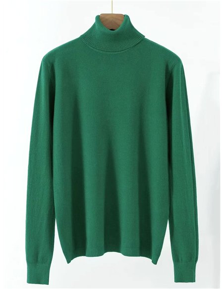 Jersey básico cuello vuelto