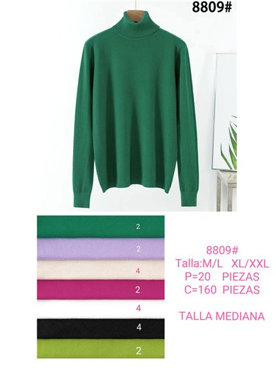 Roll neck basic sweater 2