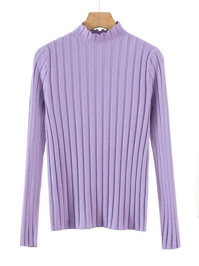 Jersey canalé cuello perkins