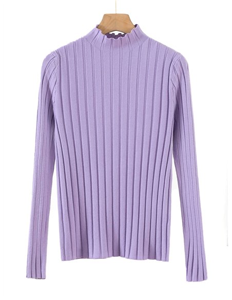 Jersey canalé cuello perkins