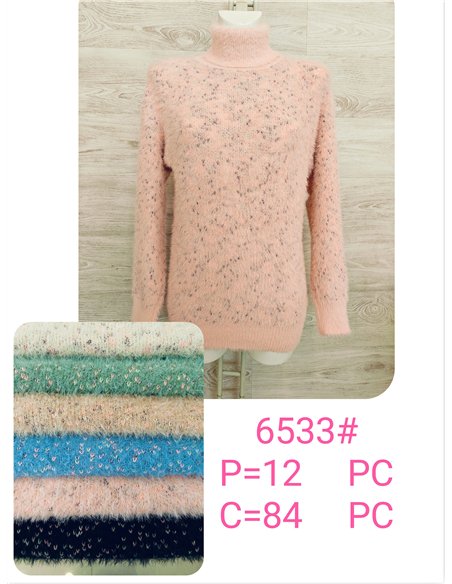 Jersey pelo cuello vuelto