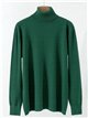 Jersey de punto cuello vuelto liso talla grande