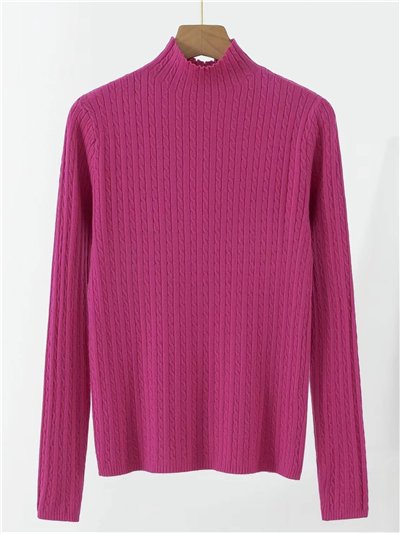 Jersey trenzado cuello perkins