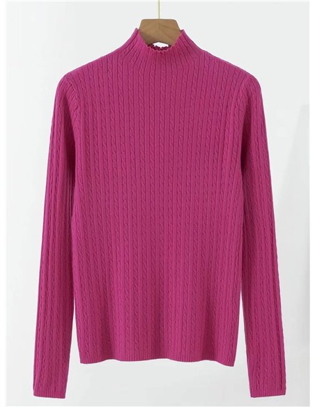 Jersey trenzado cuello perkins