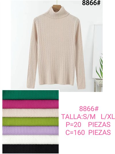 Jersey trenzado cuello vuelto 2