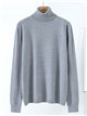 Jersey de punto cuello vuelto liso