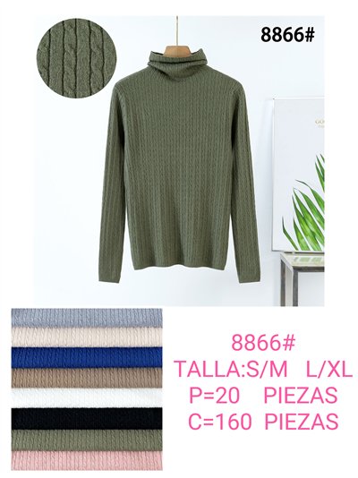 Jersey trenzado cuello vuelto 2