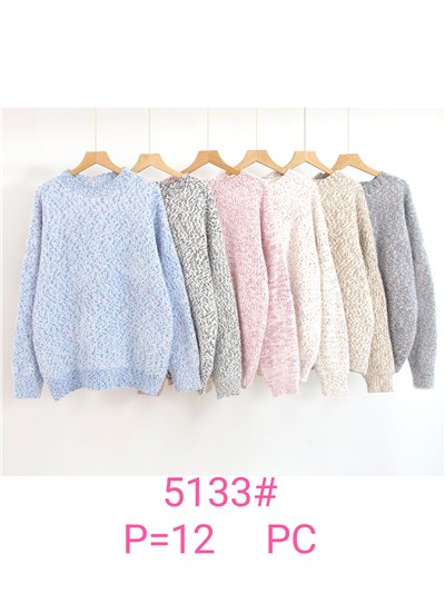 Jersey pelo cuello redondo 2