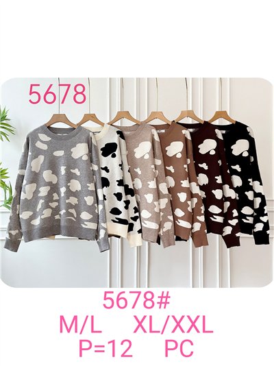 Jersey jacquard animal print 2