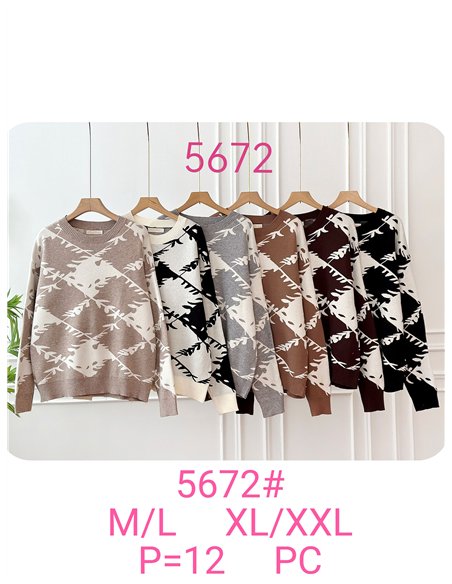 Jersey jacquard rombos