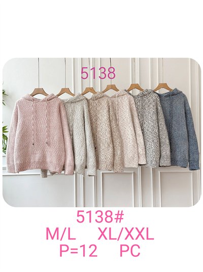 Sudadera punto jaspeado con capucha 2