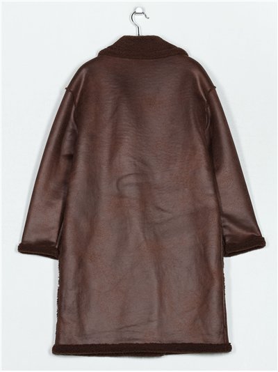 Abrigo borrego botones 2