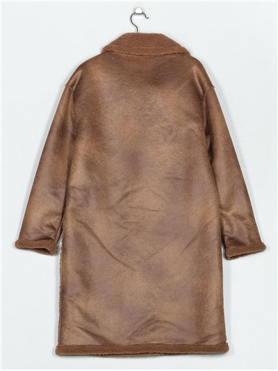 Abrigo borrego botones 2