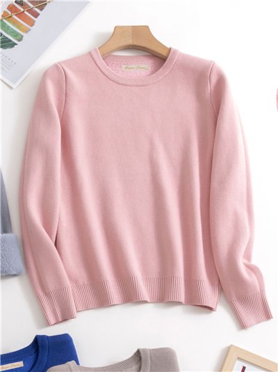 Jersey térmico felpa interior cuello redondo