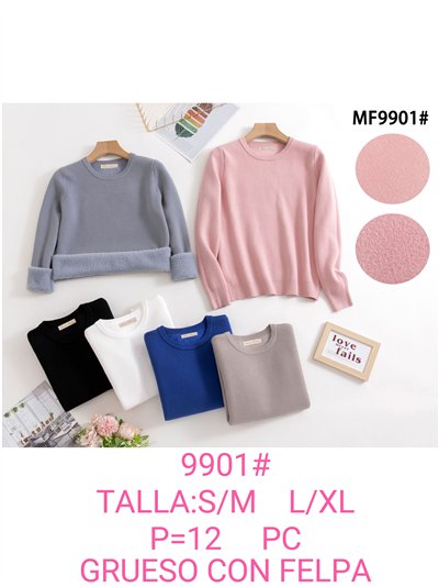 Jersey térmico felpa interior cuello redondo 2