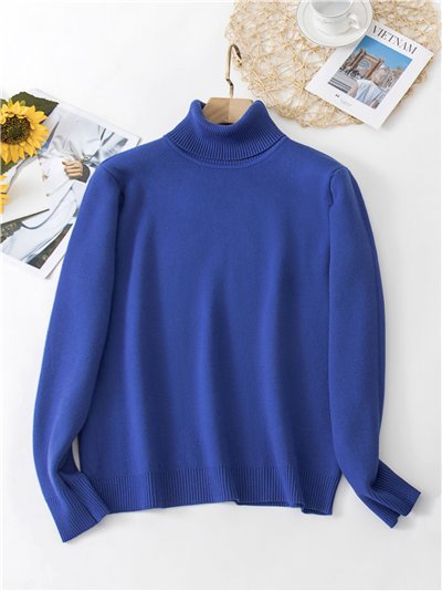 Jersey térmico felpa interior cuello vuelto