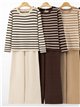 Conjunto Jersey rayas + Pantalón ancho