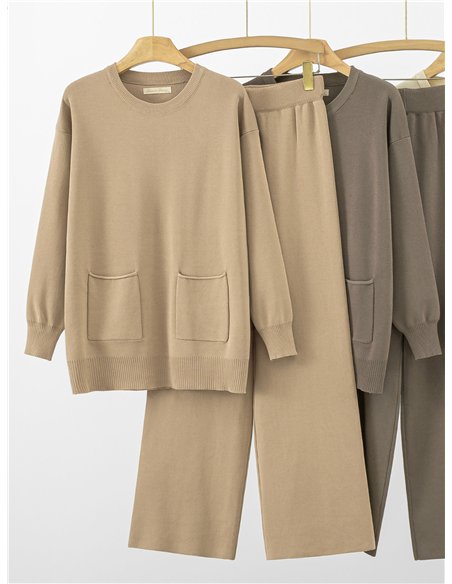 Conjunto Jersey bolsillos + Pantalón