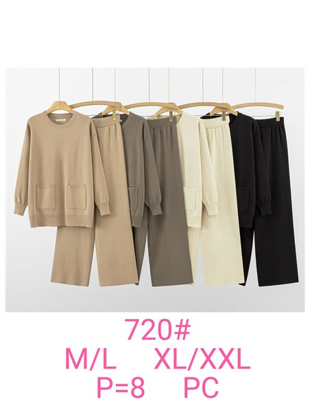 Conjunto Jersey bolsillos + Pantalón