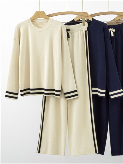 Conjunto Jersey rayas + Pantalón