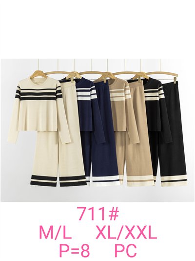 Conjunto Jersey franjas + Pantalón 2