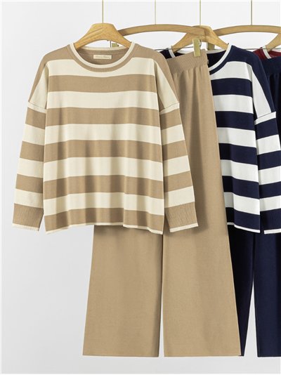 Conjunto Jersey rayas + Pantalón