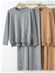 Conjunto Jersey cuello redondo + Pantalón