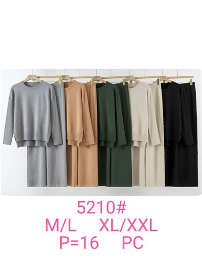 Conjunto Jersey cuello redondo + Pantalón 2