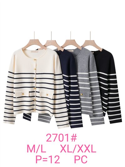 Chaqueta punto rayas 2