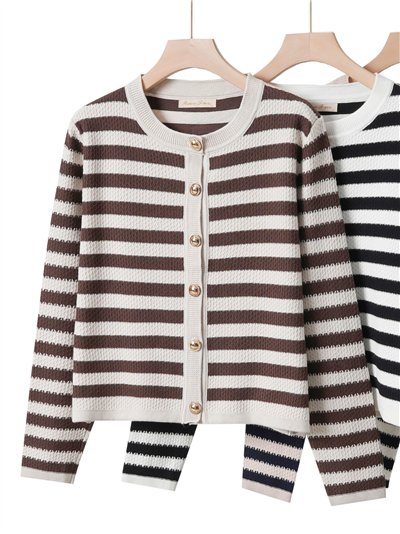 Chaqueta punto rayas