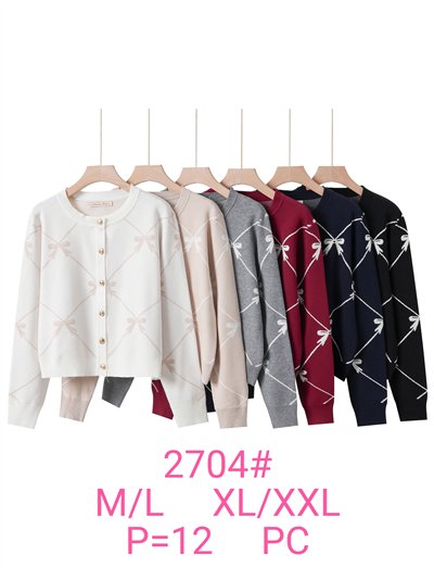 Chaqueta punto jacquard lazos 2