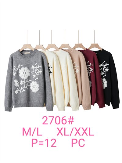 Jersey bordado floral con relieve 2