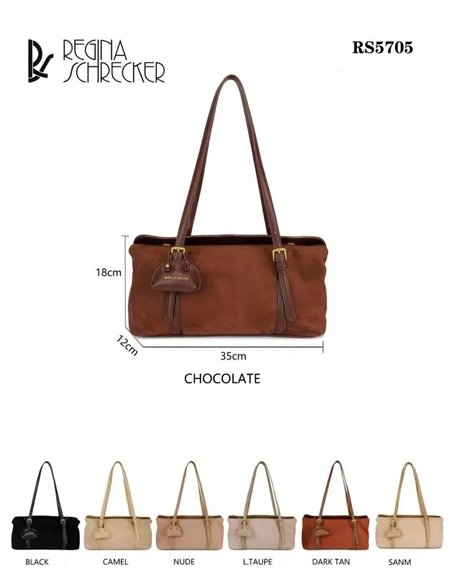 Bolso de hombro efecto ante