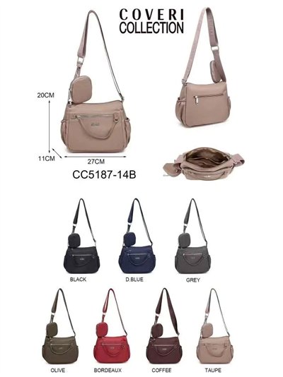 Bandolera nylon con monedero