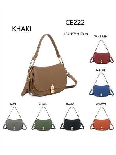 Mini bolso con cierre metálico