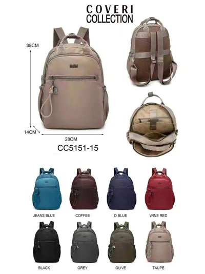 Mochila nylon bolsillos