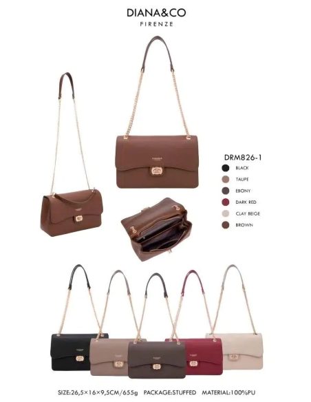 Bandolera solapa detalle cadena