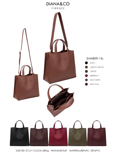 Shopper minimal con doble asa