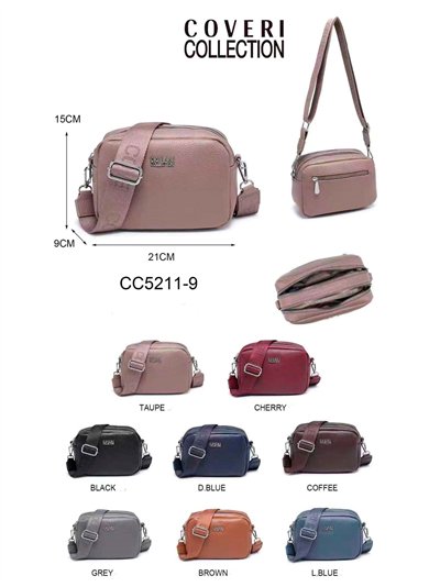 Bandolera doble cremallera