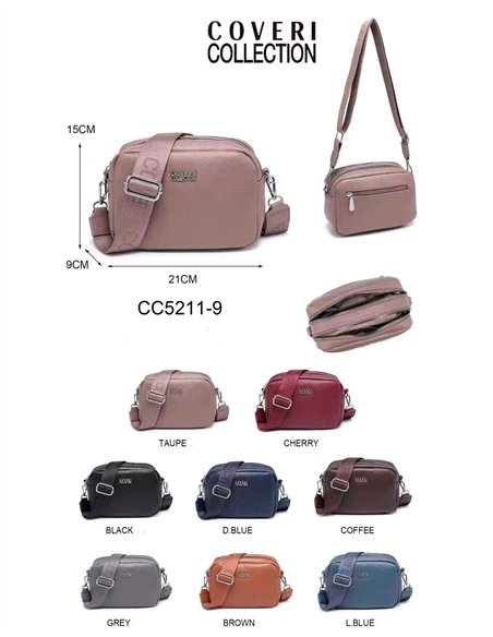 Bandolera doble cremallera