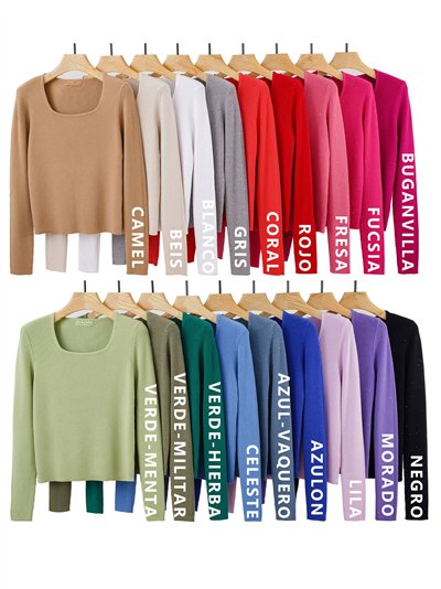 Jersey canalé lentejuelas 2