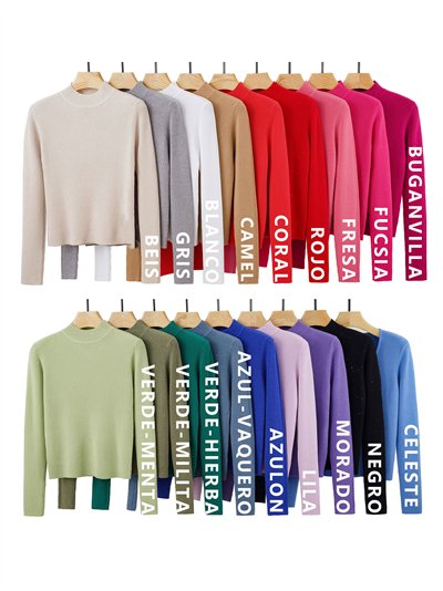 Jersey canalé lentejuelas cuello perkins 2