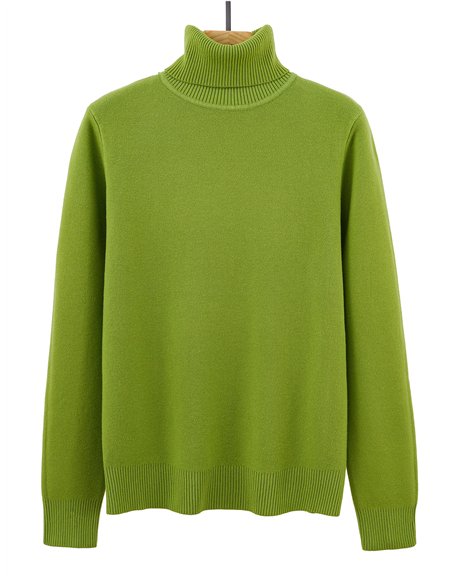 Jersey térmico básico forro pelo cuello vuelto