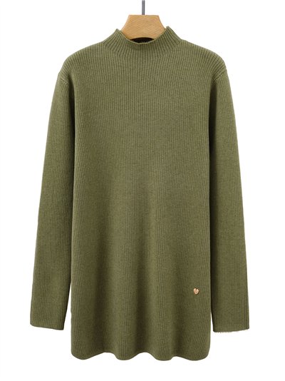 Jersey térmico largo canalé forro pelo cuello perkins