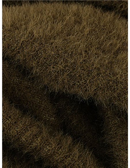 Jersey térmico canalé forro pelo cuello vuelto