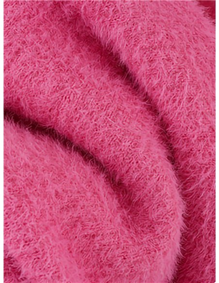 Jersey térmico largo canalé forro pelo cuello vuelto