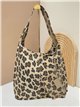 Bolso shopper de piel serraje estampado animal