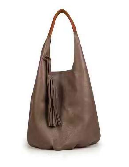 Bolso shopper borlas + Bolso bandolera 2 piezas