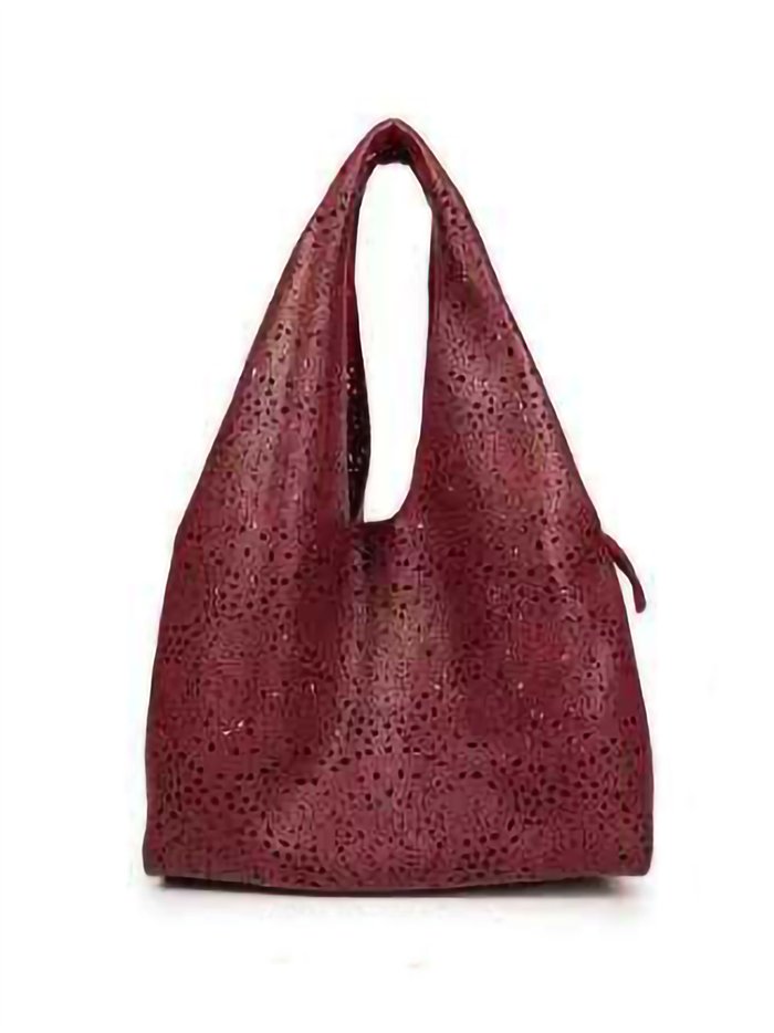 Bolso shopper calado + Bolso bandolera 2 piezas